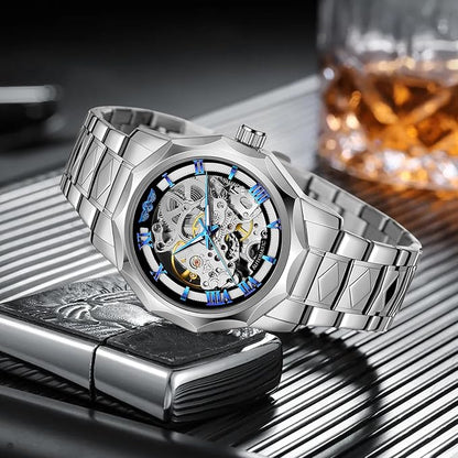 Best Luxury Skeleton Watch for Men | Executive Business Timepiece